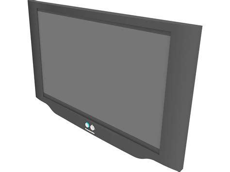 Panasonic Plasma TV Free 3D Model - 3DCADBrowser