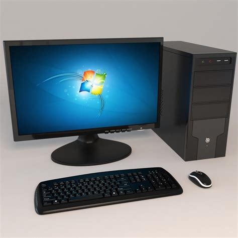 Desktop PC 3D model | CGTrader