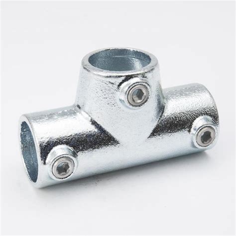 X-in Y-Degree Silver Galvanized Steel Structural Pipe Fitting Plumbing ...