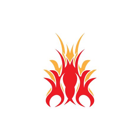 Fire Flame Logo Vector Template Illustration 33840785 Vector Art at ...