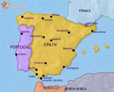 Spain and Portugal History 750 CE