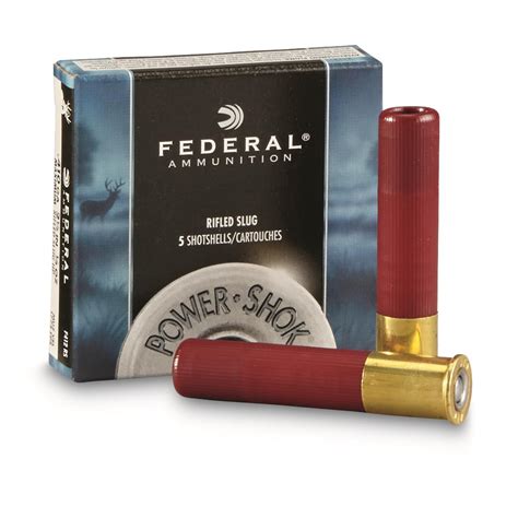 Federal Classic, 410 Gauge, 2 1/2" 1/4 oz. Slugs, 5 Rounds - 99834, 410 Gauge Shells at ...