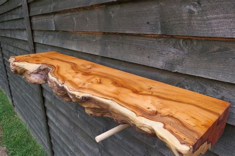 5ft Live Edge Floating English Yew Mantel Shelf Waney | Etsy UK | Live edge wood, Mantel shelf, Wood