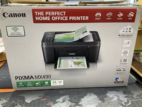 Canon Pixma MX490 All-In-One InkJet Printer - Black + 2 INK | eBay