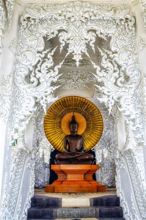 Interior of Modern Buddhist Temple, Wat Rong Khun, Chiang Rai, Northern Thailand, Thailand Stock ...