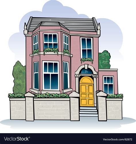 Victorian house Royalty Free Vector Image - VectorStock