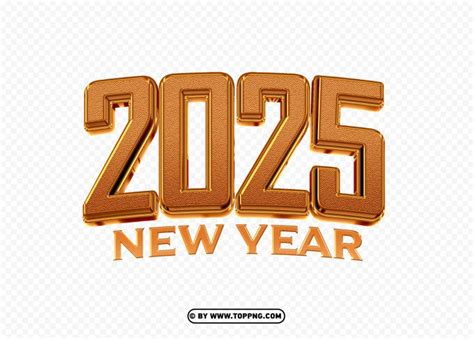 Happy New Year 2025 PNG Clipart - Image ID 489501 png - Free PNG Images | Happy new, Clip art ...