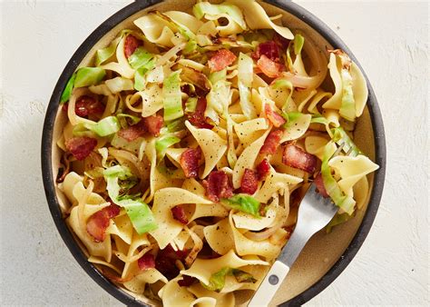 Bacon Cabbage Noodle Recipe | Deporecipe.co