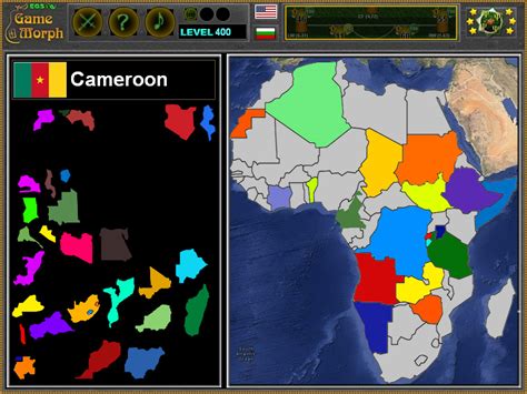 Electronic Game School: Africa Country Puzzles