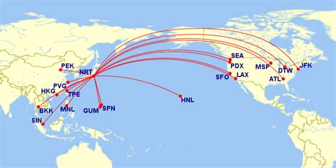 Delta Flights To Asia Map - United States Map