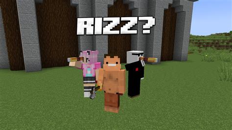 minecraft but with rizzz - YouTube