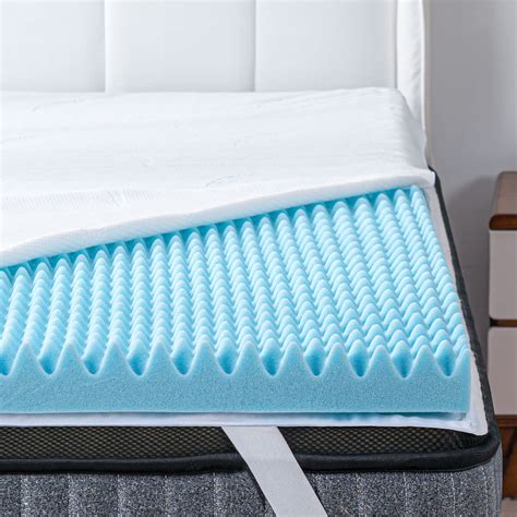 *STOCK PHOTO FOR REFERENCE ONLY* Gel Memory Foam Mattress Topper for ...