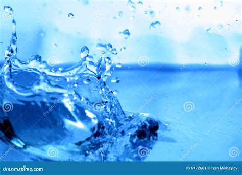 Water splash stock image. Image of background, flow, nature - 6172601