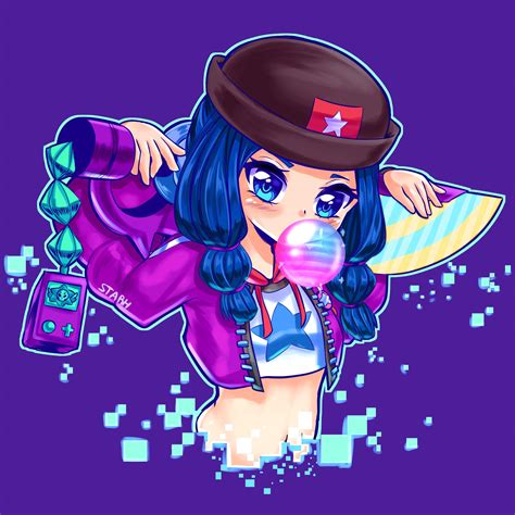 Heroine Bibi - Brawl Stars FanArt it was removed because i was too new : Brawlstars