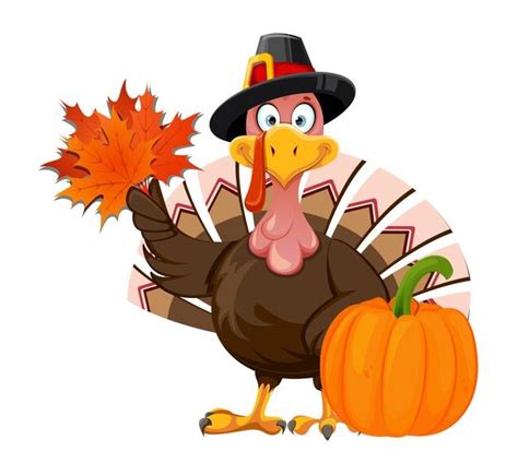 Premium Vector | Happy thanksgiving day. funny cartoon character thanksgiving turkey bird ...