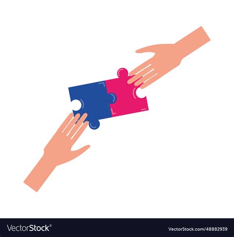 Puzzle pieces Royalty Free Vector Image - VectorStock