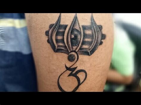 Tattoo time lapse lord shiva 3rd eye tattoo by ankit artemis - YouTube