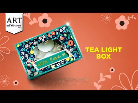 Tea Light Box | DIY Gift Box | Tea light Gift Box Tutorial | How to make | DIY Box | @VENTUNO ...