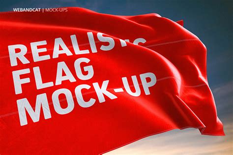 3D FLAG MOCK-UP + FREE SCENE :: Behance