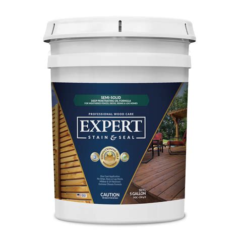 EXPERT Stain & Seal | Semi-Solid Wood Stain & Sealer