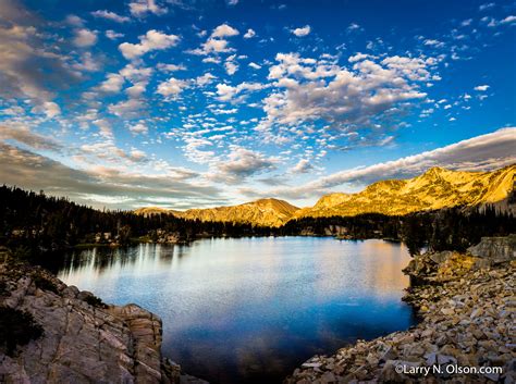 Mirror Lake, Wallowa Mountains, Eagle Cap Wilderness, OR - Larry N. Olson Photography