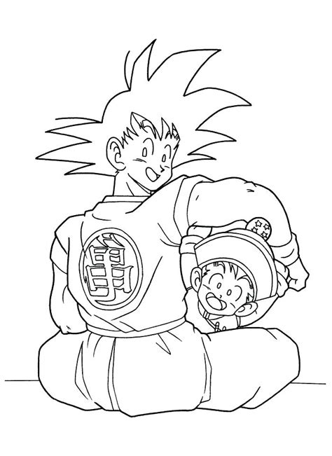 Kid Goku Coloring Pages at GetColorings.com | Free printable colorings ...