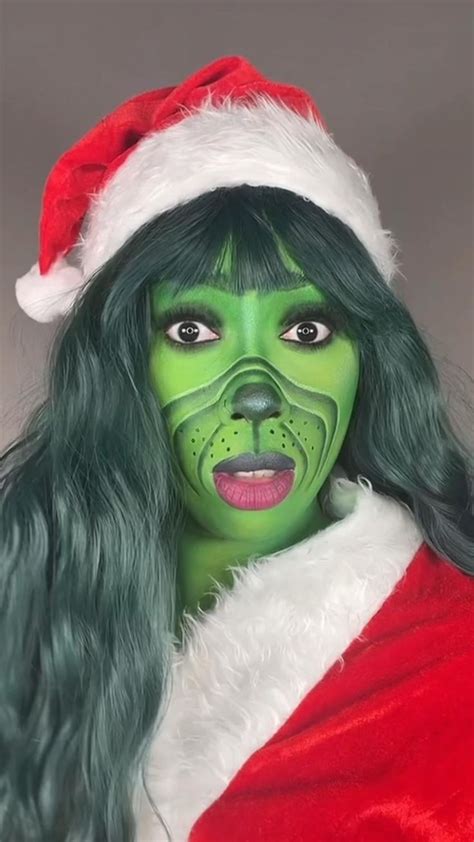 The Grinch Who Stole Christmas 🎄 | Holiday makeup, Halloween makeup, Makeup looks