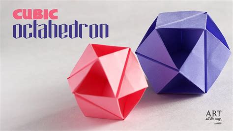 Modular Origami : Octahedron - YouTube