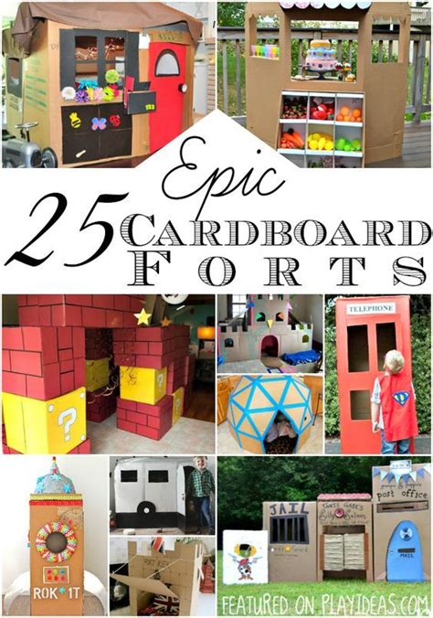 25 Epic Cardboard Forts in 2020 | Cardboard forts, Cardboard box crafts, Cardboard crafts