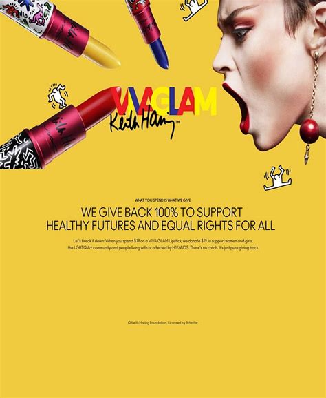 MAC Viva Glam x Keith Haring Lipstick - Red Haring - Macy's