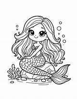 Free Printable Mermaid Coloring Pages In 2024  coloring sketch template