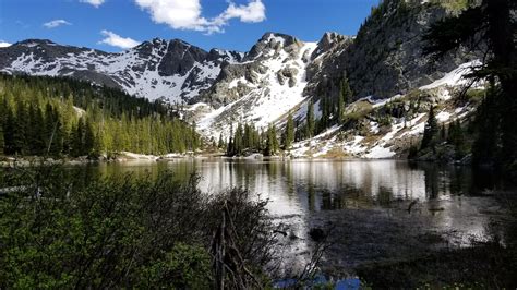 Nolan Lake, White River National Forest, CO [4032x2268] (OC) : r/EarthPorn