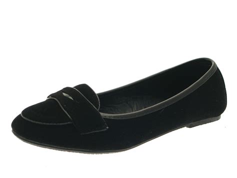 Girls Kids Black School Shoes Mary Jane / Slip On Faux Leather Junior Size 10-5 | eBay