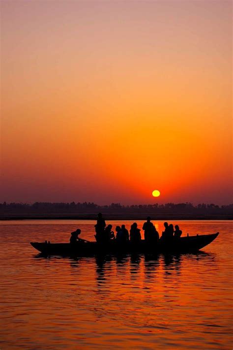 Sunrise over the Ganges | Varanasi, Sunrise, Scenery