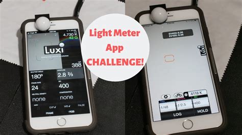 Light Meter App Challenge - YouTube