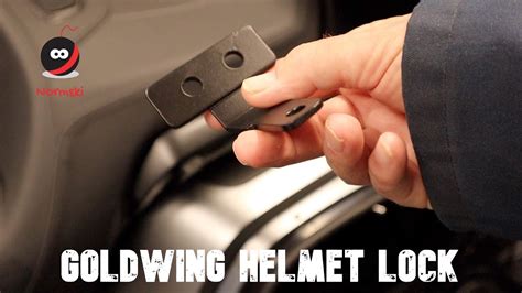 Goldwing Helmet Lock - YouTube