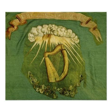 Irish Brigade Flag Poster | Zazzle.com | Civil war flags, Irish history, Irish