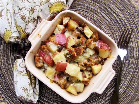 Chicken Sausage and Potato Casserole Recipe by Ambery Massey