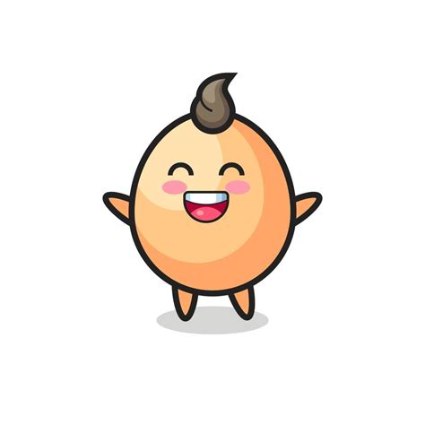 happy baby egg cartoon character 3347470 Vector Art at Vecteezy