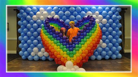 Rainbow Heart Balloon Art! - YouTube