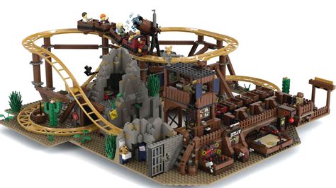 LEGO IDEAS - Gold Rush Mine Train Roller Coaster