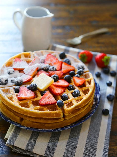 Fluffy Belgian Waffles – The Comfort of Cooking