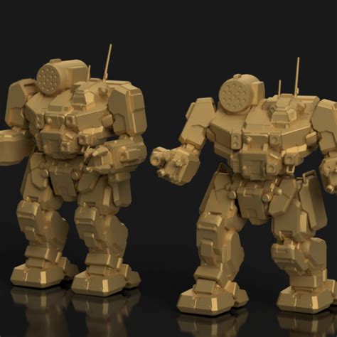 3D Printable Thunderbolt THD-5Sb for Battletech by Matt Mason