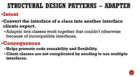 Object Oriented Design Patterns - Structural Patterns - ppt download