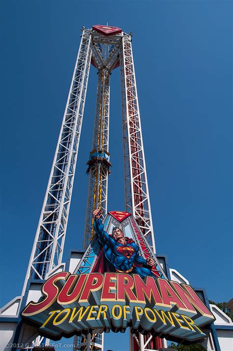 Superman Tower of Power Ride - Guide to Six Flags over Texas