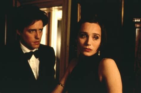 Kristin in "Four Weddings and a Funeral". | Hugh grant, Kristin scott ...