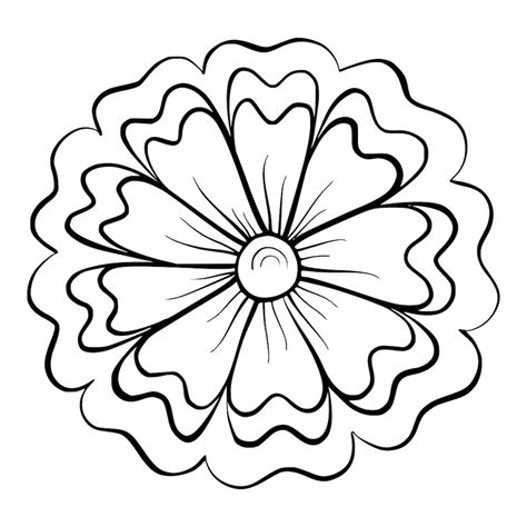 Learn To Draw Flowers With Shapes Lesson 7 - JSPCREATE