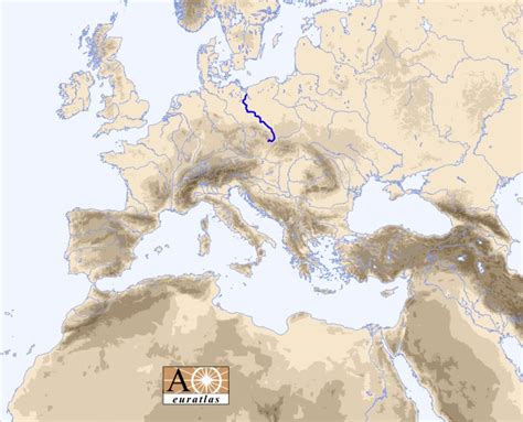 Europe Atlas: the Rivers of Europe and Mediterranean Basin - Oder