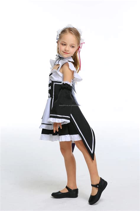 Halloween Kids Costume Girls Cosplay Alice In Wonderland Party Dress ...