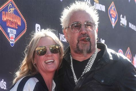 Guy Fieri’s Wife Lori Joins Super Bowl Tailgate for Rare Red Carpet